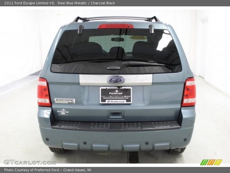 Steel Blue Metallic / Charcoal Black 2011 Ford Escape Limited V6