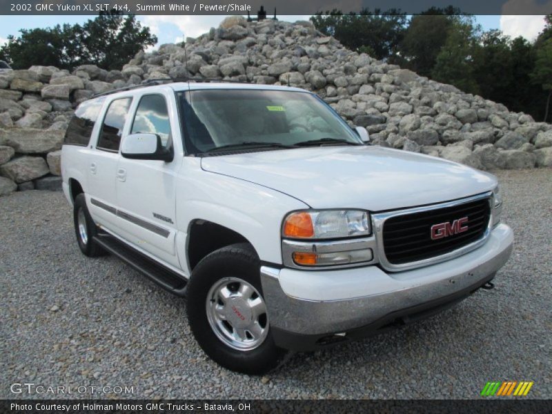 Summit White / Pewter/Shale 2002 GMC Yukon XL SLT 4x4
