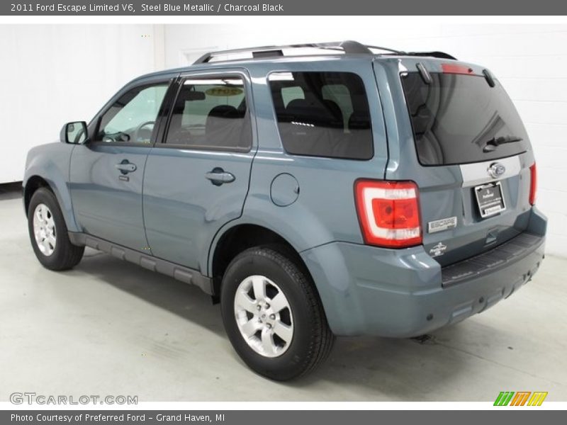 Steel Blue Metallic / Charcoal Black 2011 Ford Escape Limited V6