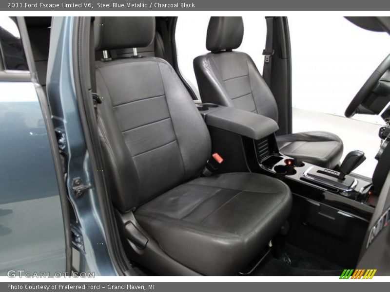Steel Blue Metallic / Charcoal Black 2011 Ford Escape Limited V6