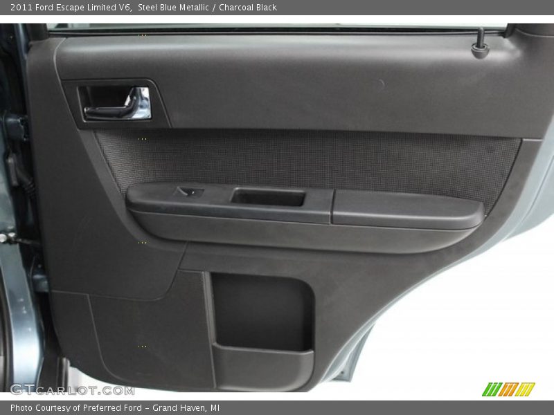 Steel Blue Metallic / Charcoal Black 2011 Ford Escape Limited V6