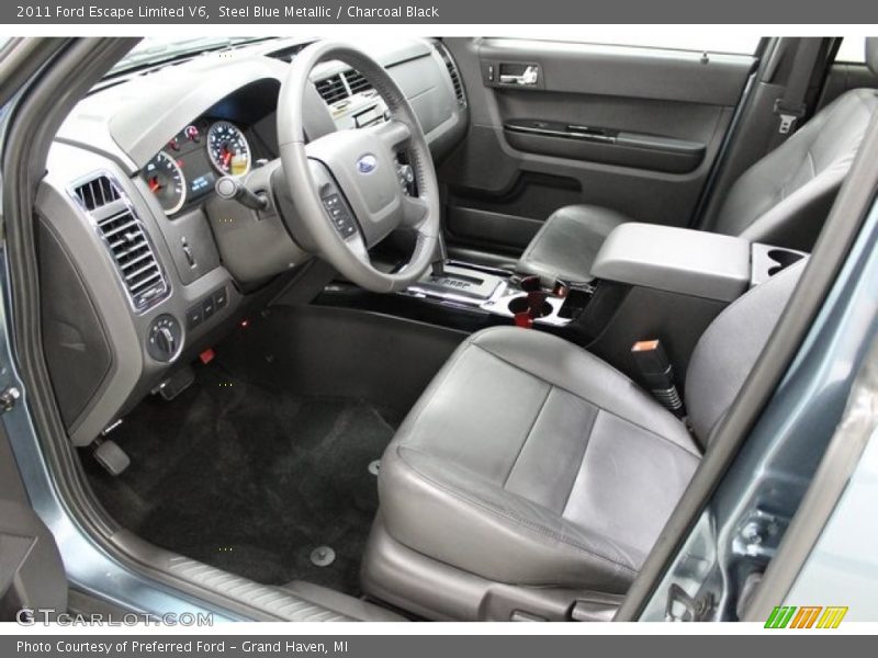 Steel Blue Metallic / Charcoal Black 2011 Ford Escape Limited V6