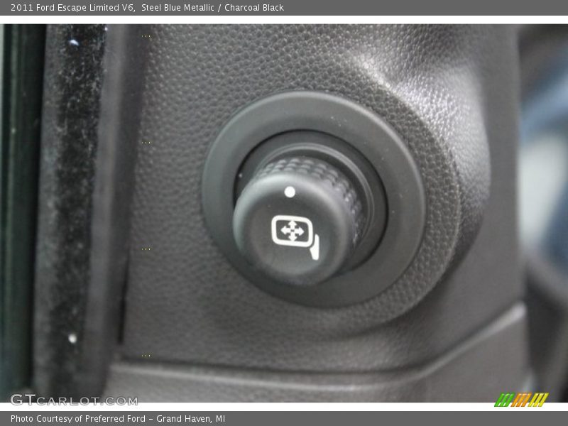 Steel Blue Metallic / Charcoal Black 2011 Ford Escape Limited V6