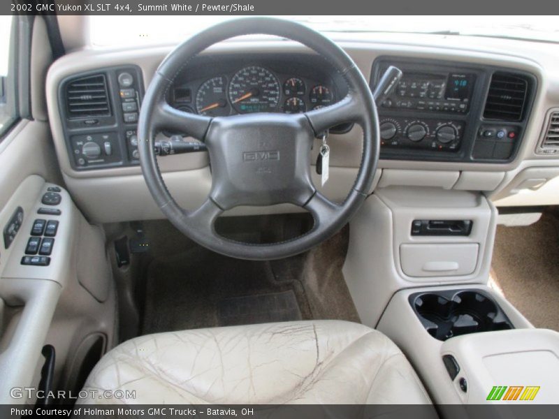 Summit White / Pewter/Shale 2002 GMC Yukon XL SLT 4x4