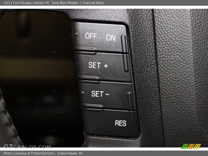 Steel Blue Metallic / Charcoal Black 2011 Ford Escape Limited V6