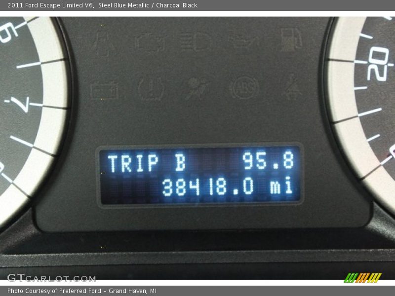 Steel Blue Metallic / Charcoal Black 2011 Ford Escape Limited V6
