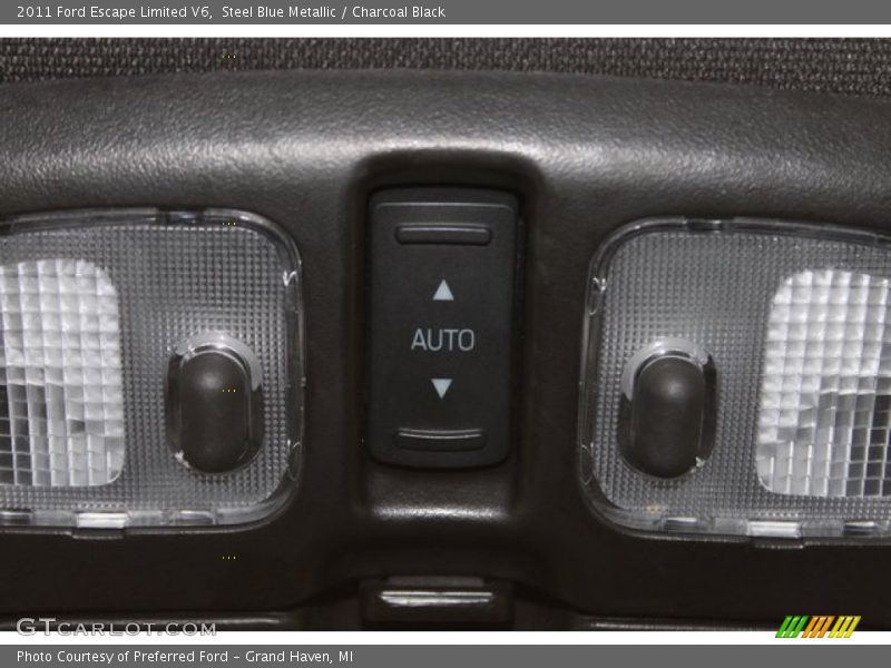 Steel Blue Metallic / Charcoal Black 2011 Ford Escape Limited V6