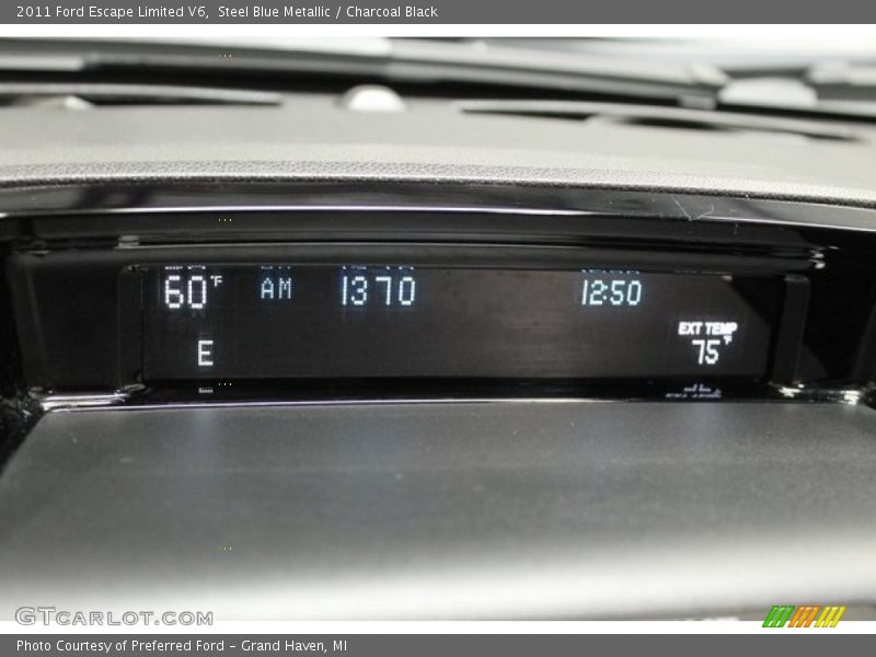 Steel Blue Metallic / Charcoal Black 2011 Ford Escape Limited V6