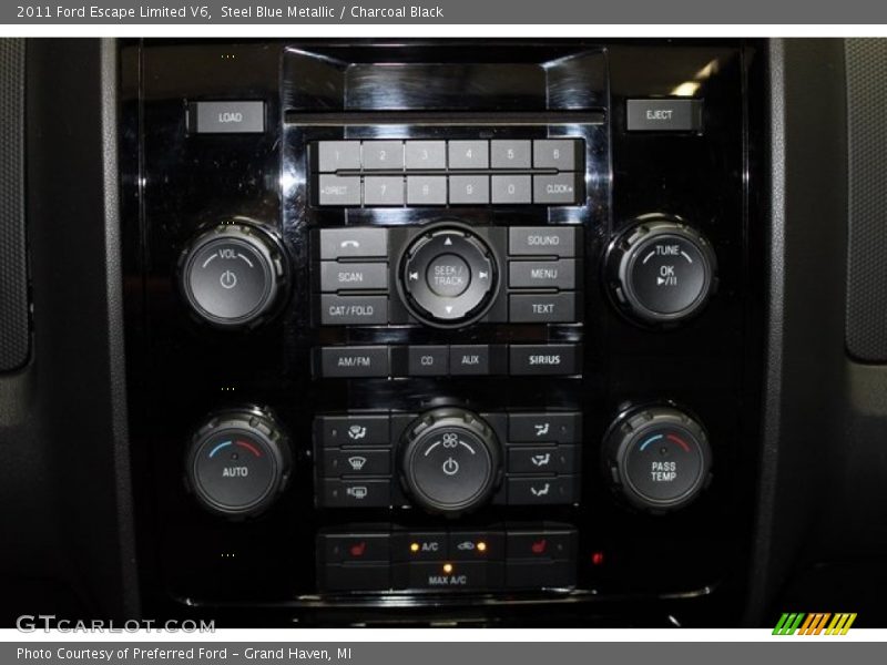 Steel Blue Metallic / Charcoal Black 2011 Ford Escape Limited V6