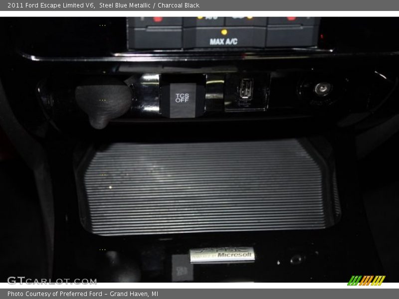 Steel Blue Metallic / Charcoal Black 2011 Ford Escape Limited V6