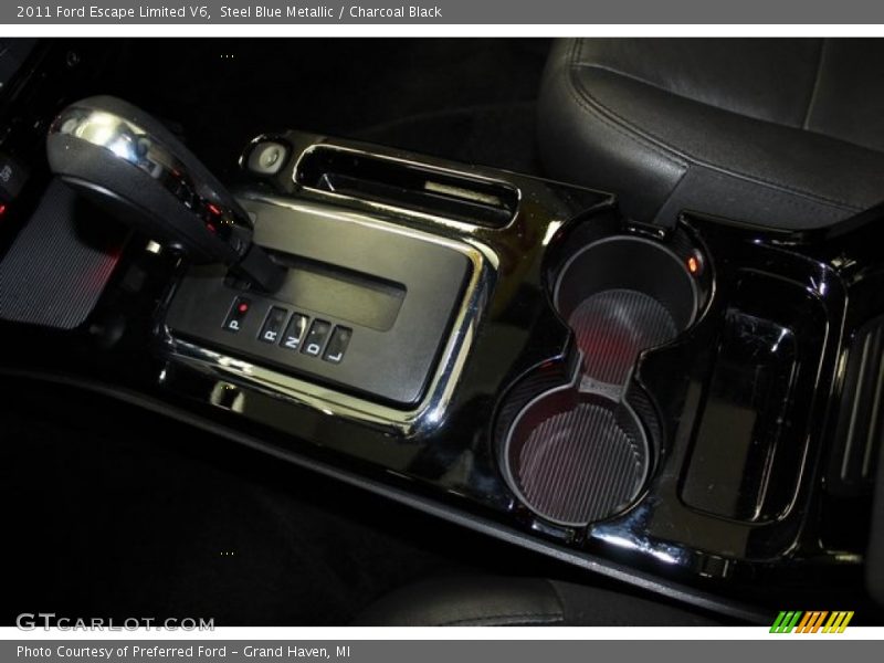 Steel Blue Metallic / Charcoal Black 2011 Ford Escape Limited V6