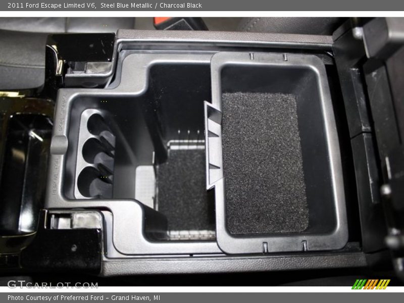Steel Blue Metallic / Charcoal Black 2011 Ford Escape Limited V6