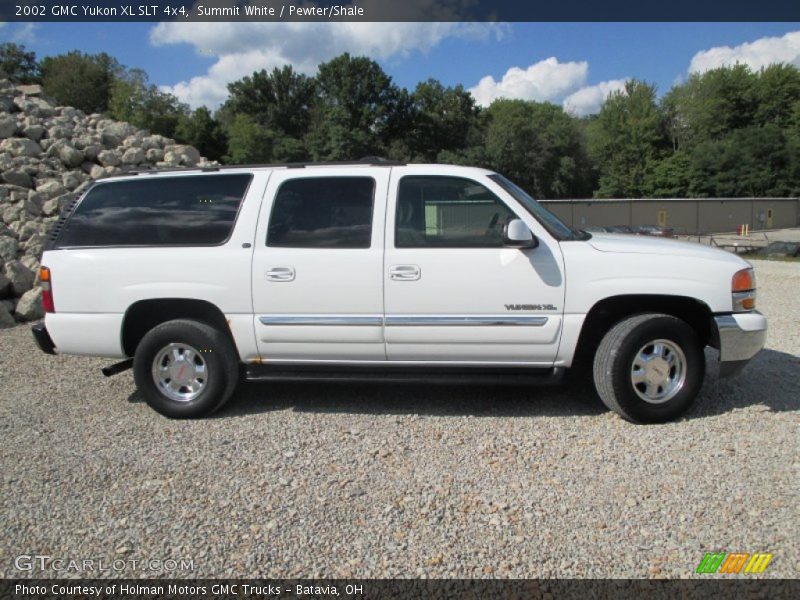 Summit White / Pewter/Shale 2002 GMC Yukon XL SLT 4x4
