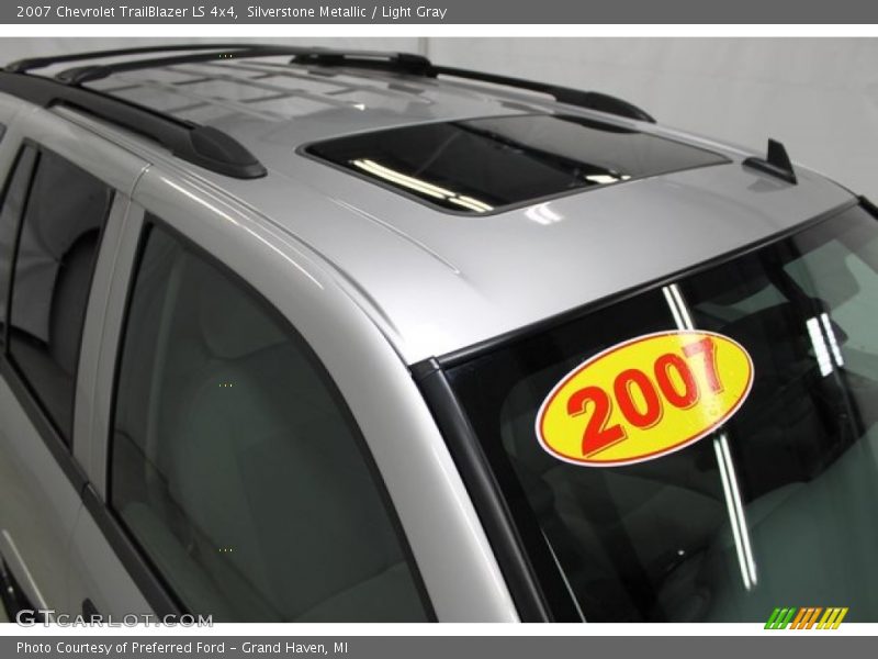Silverstone Metallic / Light Gray 2007 Chevrolet TrailBlazer LS 4x4