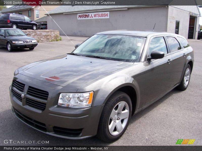 Dark Titanium Metallic / Dark Khaki/Light Graystone 2008 Dodge Magnum