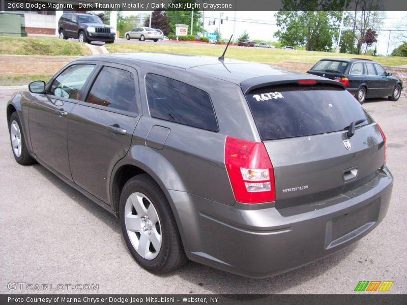 Dark Titanium Metallic / Dark Khaki/Light Graystone 2008 Dodge Magnum