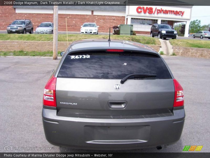 Dark Titanium Metallic / Dark Khaki/Light Graystone 2008 Dodge Magnum
