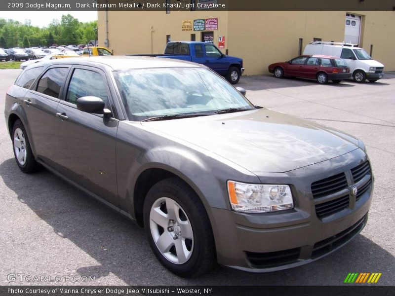 Dark Titanium Metallic / Dark Khaki/Light Graystone 2008 Dodge Magnum