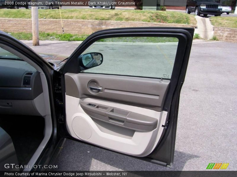 Dark Titanium Metallic / Dark Khaki/Light Graystone 2008 Dodge Magnum