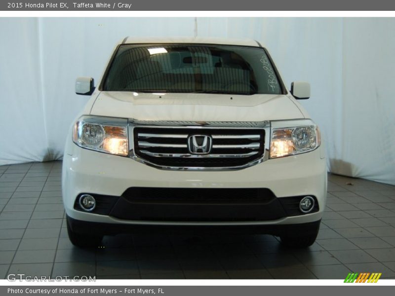 Taffeta White / Gray 2015 Honda Pilot EX