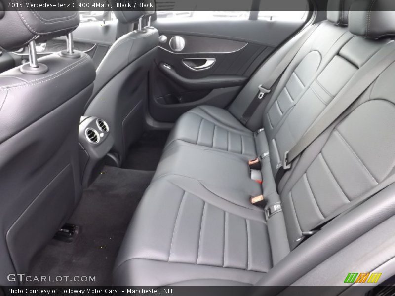 Black / Black 2015 Mercedes-Benz C 400 4Matic