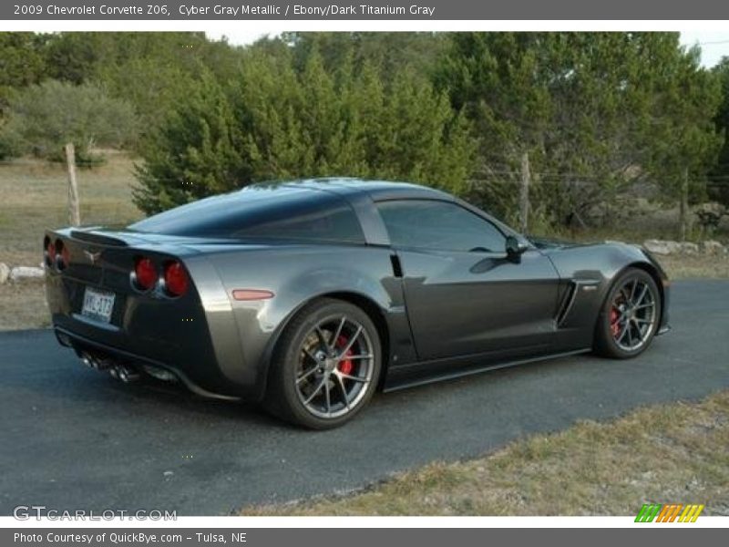 Cyber Gray Metallic / Ebony/Dark Titanium Gray 2009 Chevrolet Corvette Z06