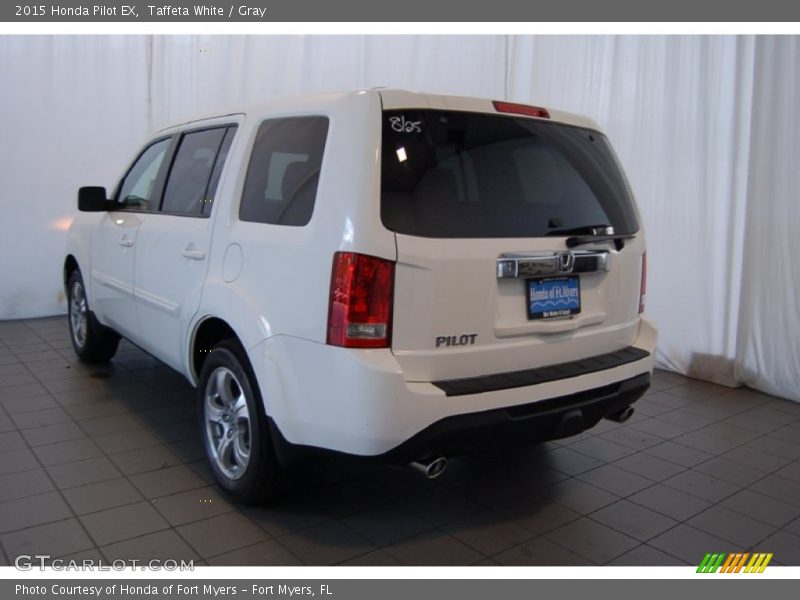 Taffeta White / Gray 2015 Honda Pilot EX