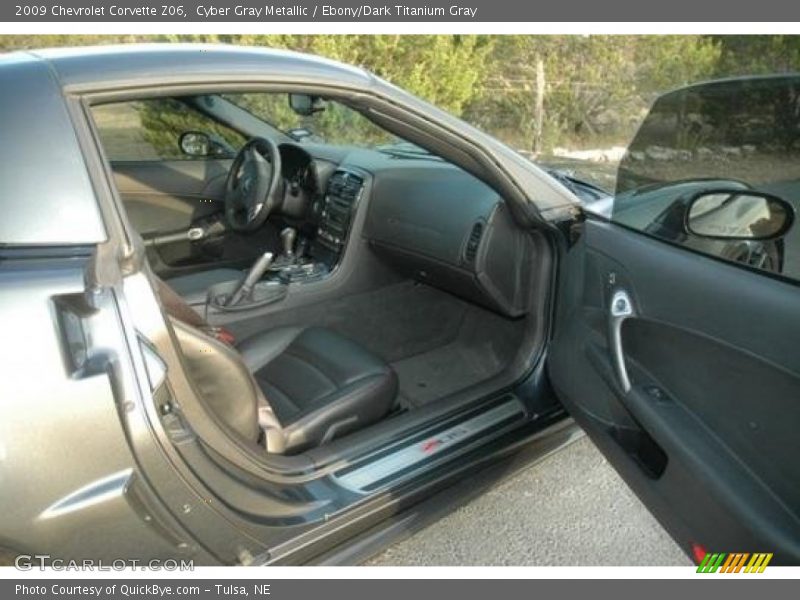 Cyber Gray Metallic / Ebony/Dark Titanium Gray 2009 Chevrolet Corvette Z06