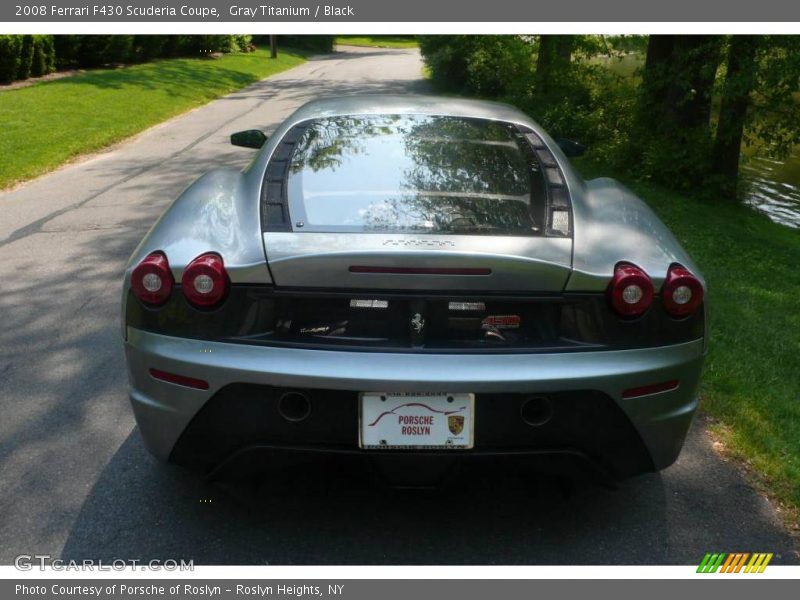 Gray Titanium / Black 2008 Ferrari F430 Scuderia Coupe
