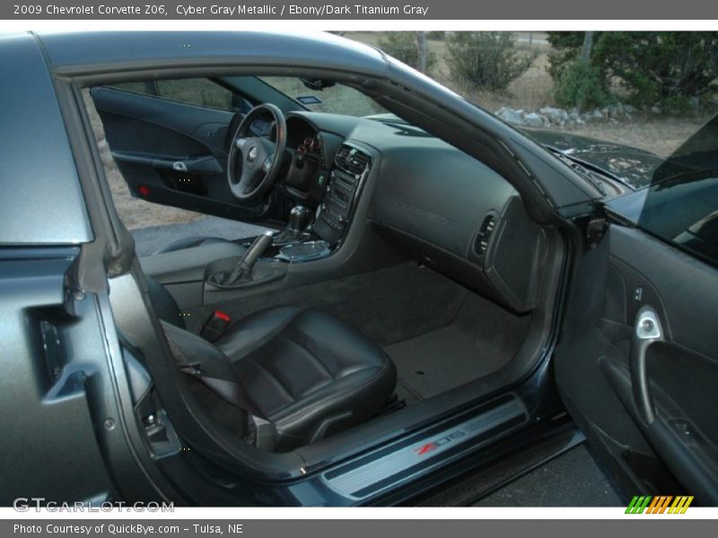 Cyber Gray Metallic / Ebony/Dark Titanium Gray 2009 Chevrolet Corvette Z06