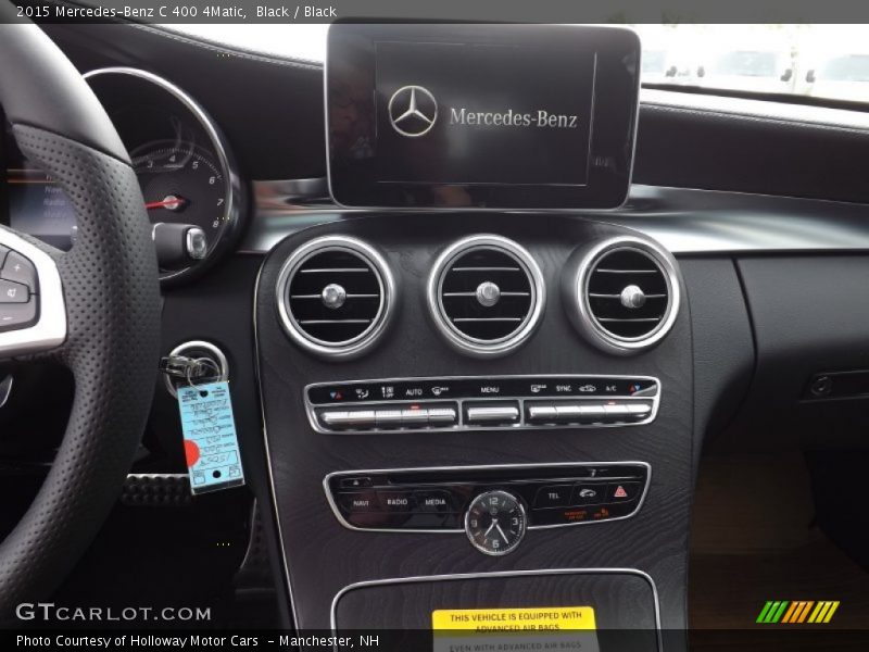 Black / Black 2015 Mercedes-Benz C 400 4Matic