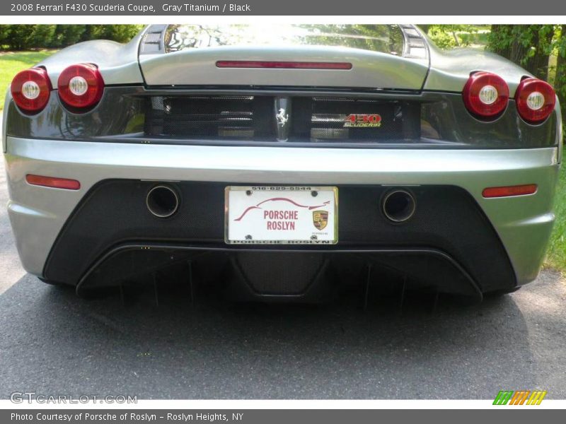 Gray Titanium / Black 2008 Ferrari F430 Scuderia Coupe