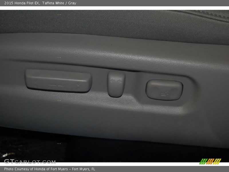 Taffeta White / Gray 2015 Honda Pilot EX