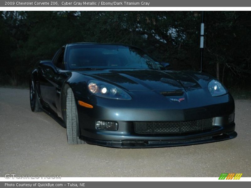 Cyber Gray Metallic / Ebony/Dark Titanium Gray 2009 Chevrolet Corvette Z06