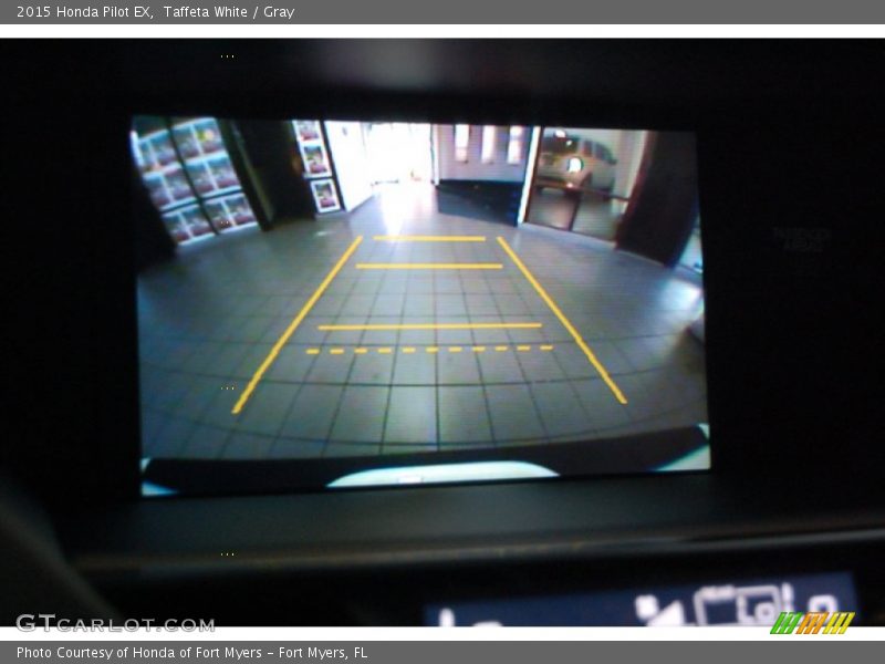 Taffeta White / Gray 2015 Honda Pilot EX