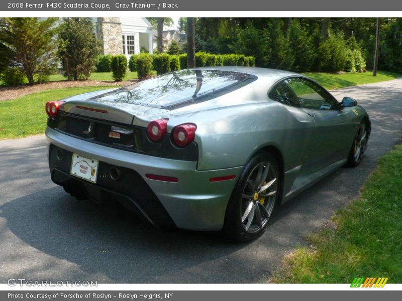 Gray Titanium / Black 2008 Ferrari F430 Scuderia Coupe