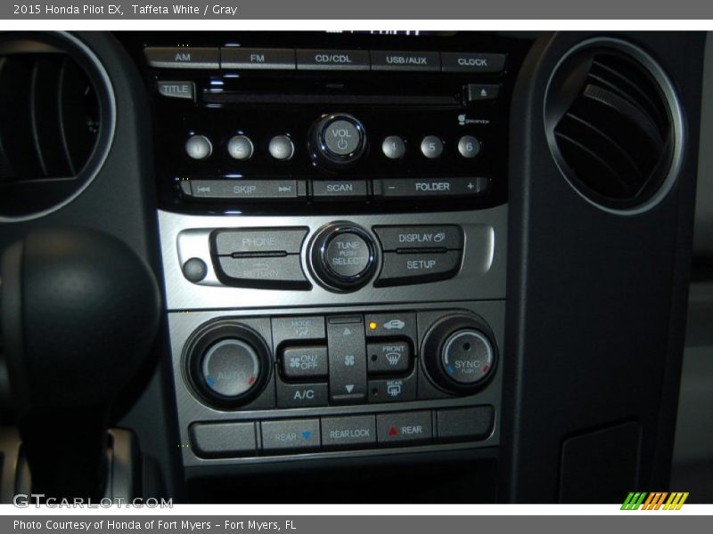 Taffeta White / Gray 2015 Honda Pilot EX