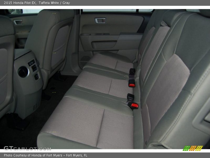 Taffeta White / Gray 2015 Honda Pilot EX
