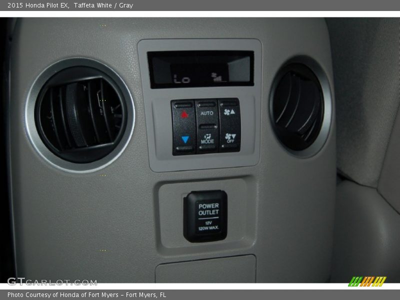 Taffeta White / Gray 2015 Honda Pilot EX