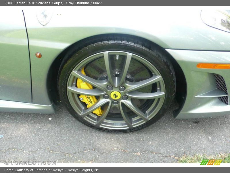 Gray Titanium / Black 2008 Ferrari F430 Scuderia Coupe