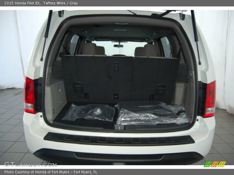 Taffeta White / Gray 2015 Honda Pilot EX