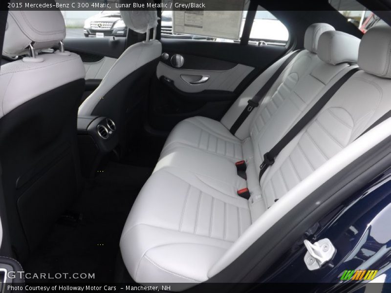 Lunar Blue Metallic / Grey/Black 2015 Mercedes-Benz C 300 4Matic