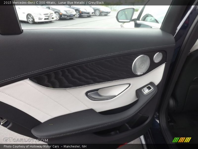 Lunar Blue Metallic / Grey/Black 2015 Mercedes-Benz C 300 4Matic