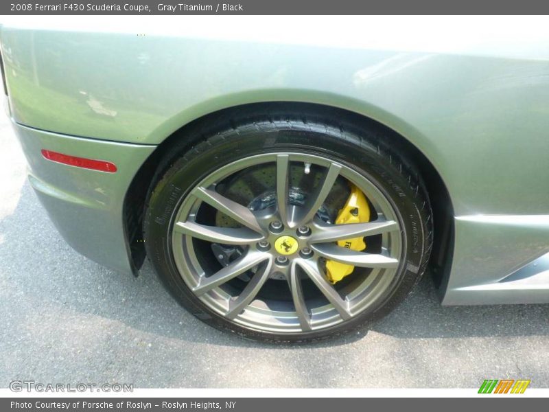 Gray Titanium / Black 2008 Ferrari F430 Scuderia Coupe