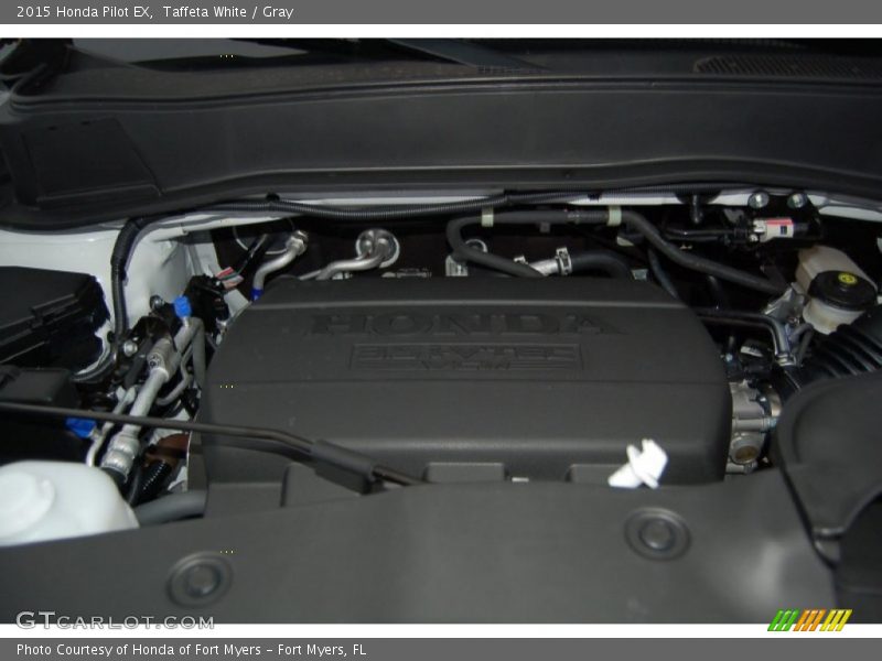 Taffeta White / Gray 2015 Honda Pilot EX