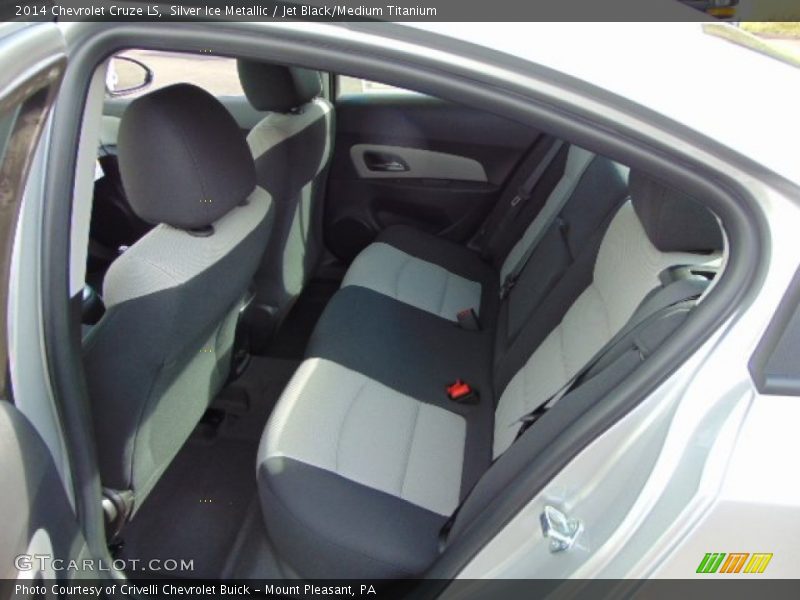 Silver Ice Metallic / Jet Black/Medium Titanium 2014 Chevrolet Cruze LS