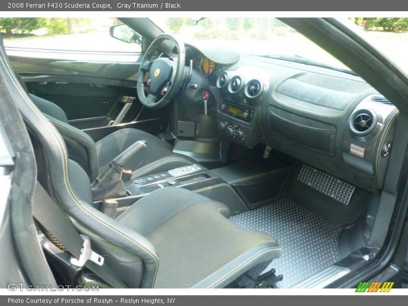 Gray Titanium / Black 2008 Ferrari F430 Scuderia Coupe