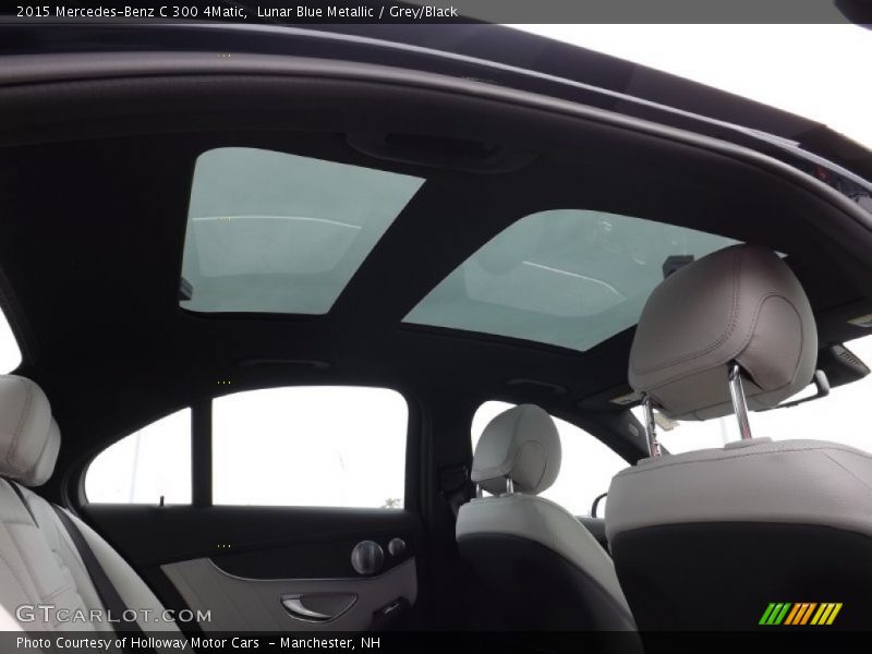 Lunar Blue Metallic / Grey/Black 2015 Mercedes-Benz C 300 4Matic
