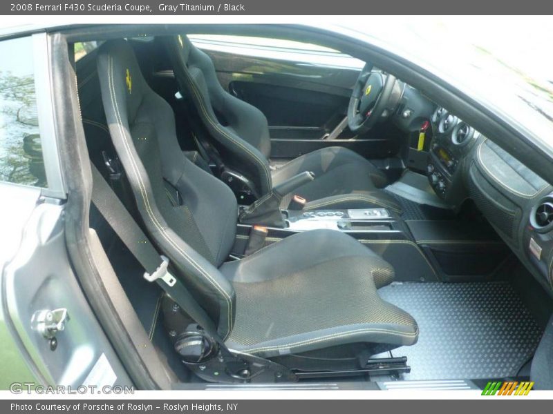 Gray Titanium / Black 2008 Ferrari F430 Scuderia Coupe