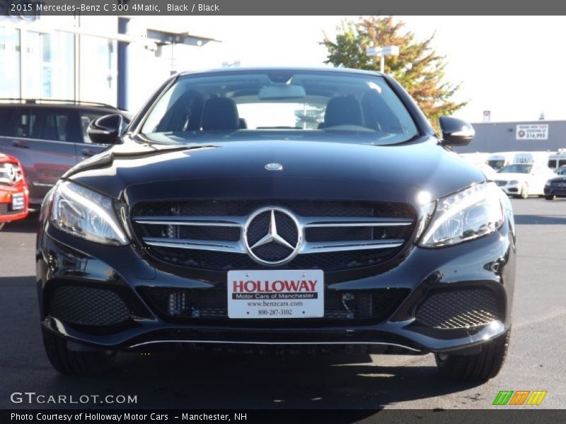 Black / Black 2015 Mercedes-Benz C 300 4Matic